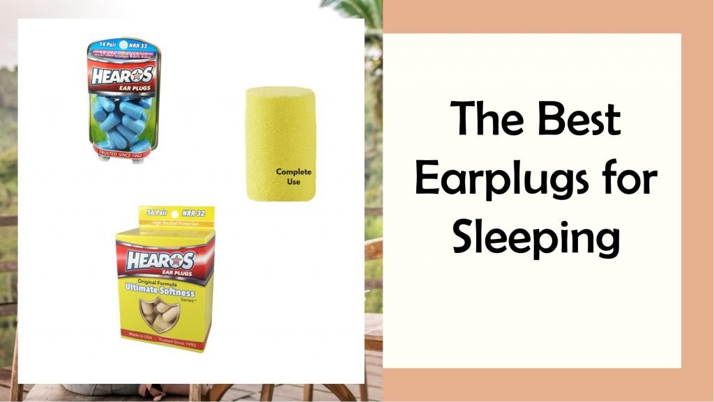 Earplugs for sleeping