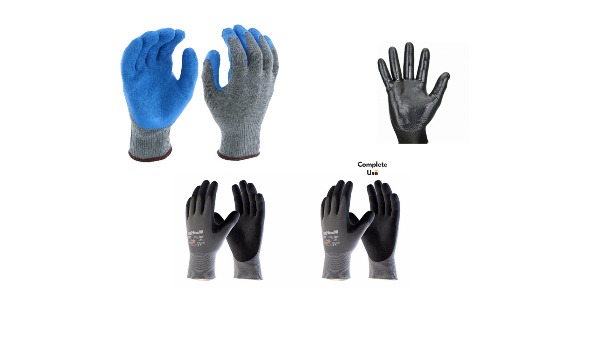 Glove Types: Nitrile Coated VS Latex Coated VS PU Coated