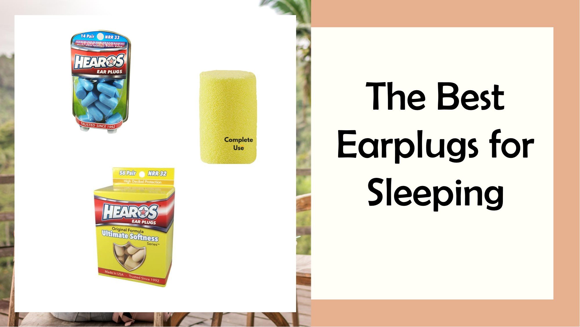 The Best Earplugs for Sleeping